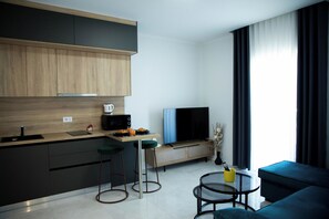 Family Apartment, Balcony, City View | Interior - Grand View 360 Apartments Durrës (Shkallnur)