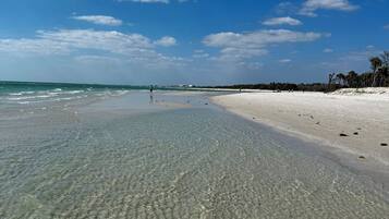 Sun loungers, beach towels