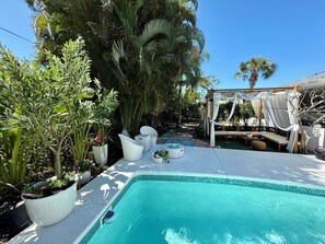 Pool - Modern and Peaceful 3-bedroom Palm Retreat Quiet Yet Close to Everything (Bonita Springs)