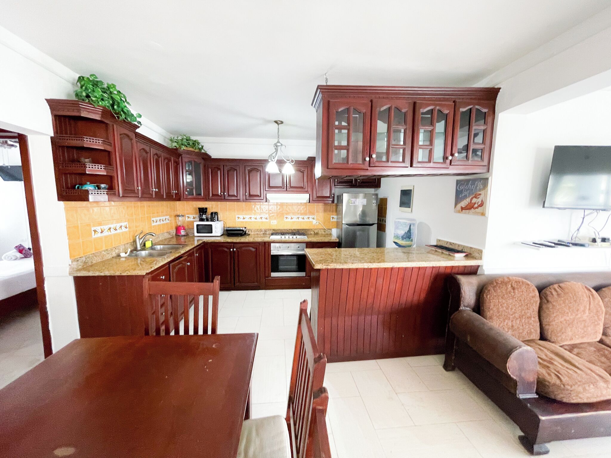 Exclusive Apartment, Balcony | Private kitchen