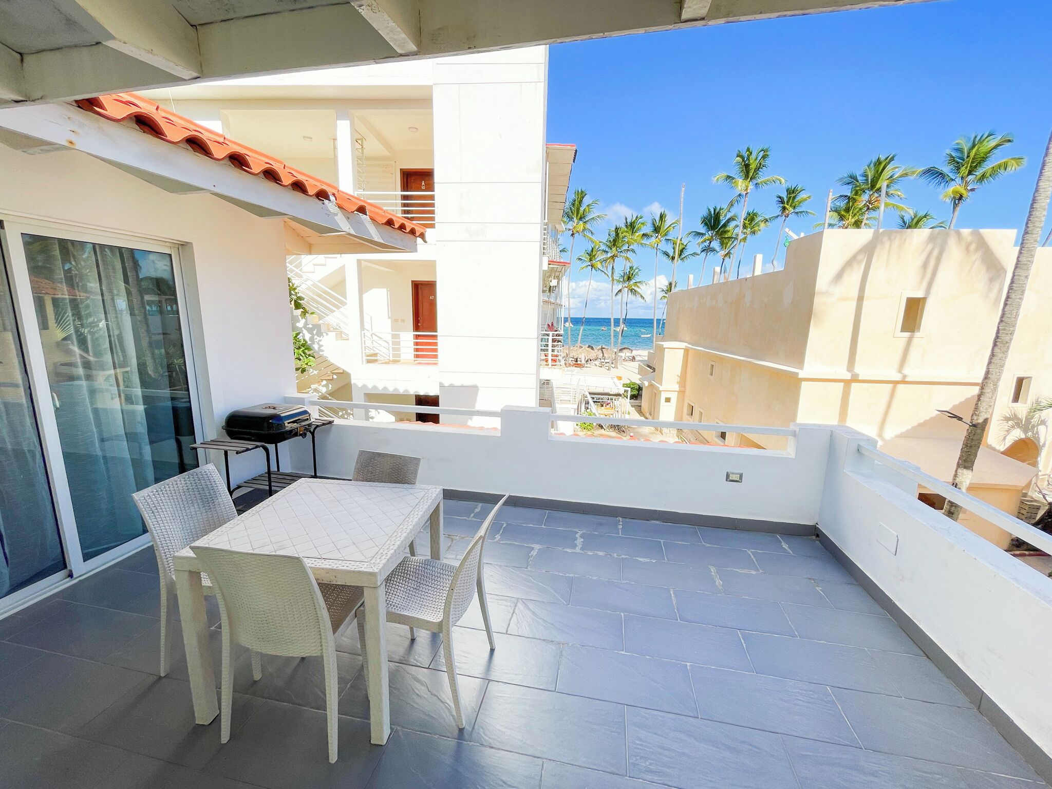 Departamento, 2 habitaciones, vista a la playa | Terraza o patio