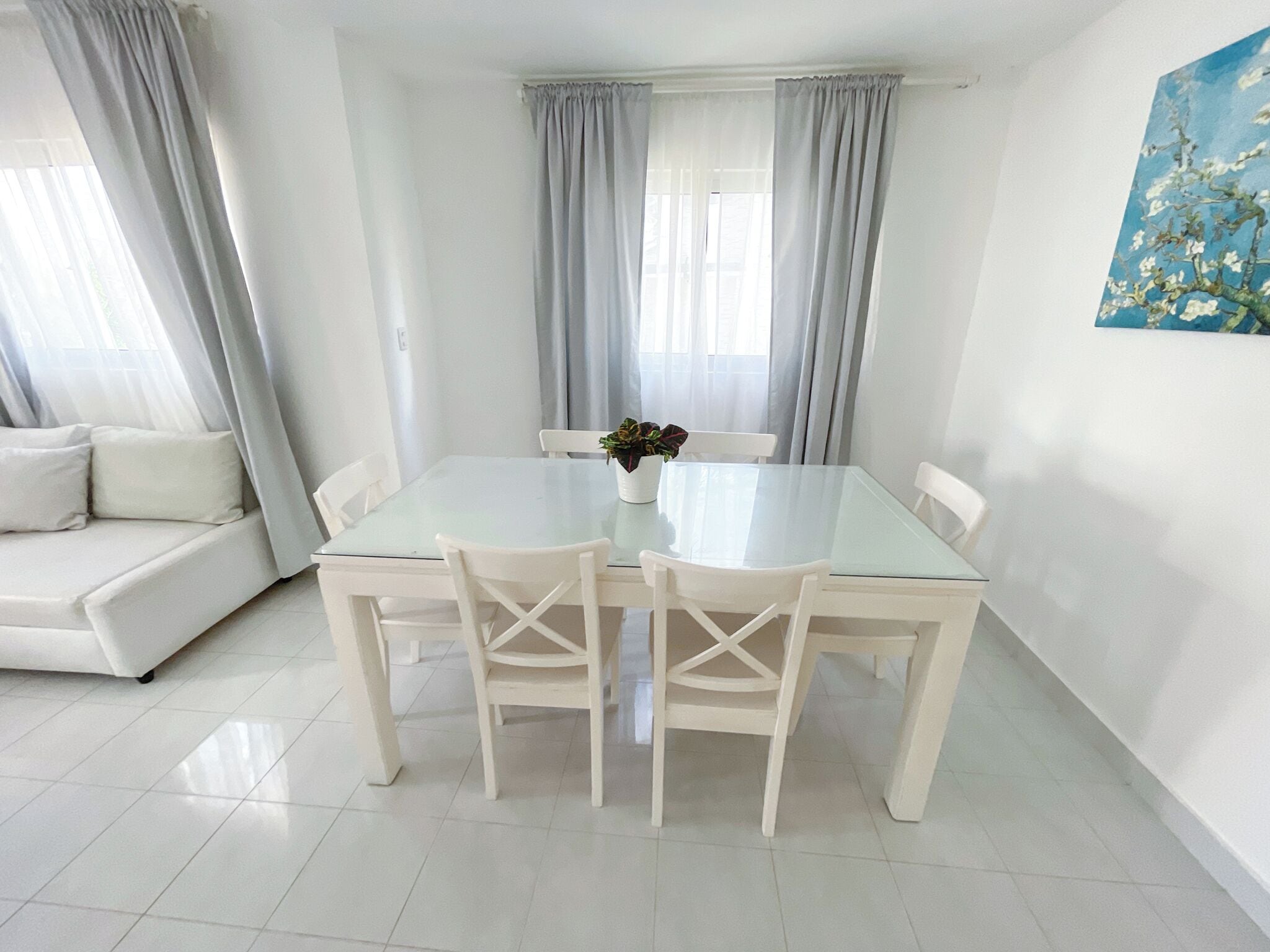 Departamento, vista a la playa | Área de sala de estar