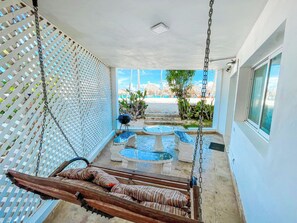 Deluxe Apartment, Beachfront | Terrace/patio - CARIBBEAN MOJITO HOTEL Beach Club & SPA (Punta Cana)