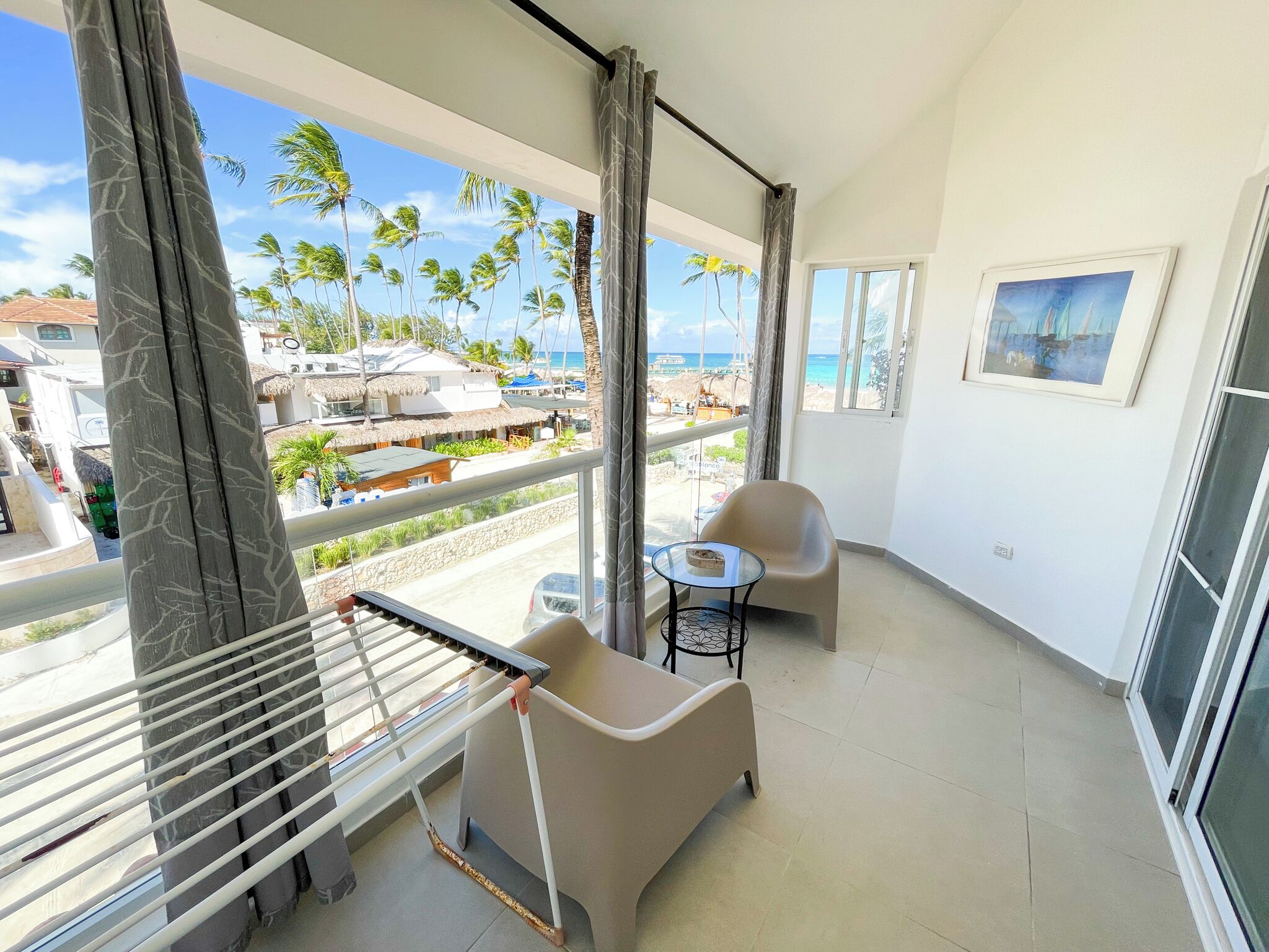Apartment, 1 Bedroom, Beach View | Terrace/patio