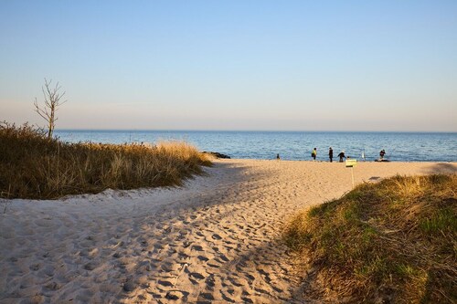 Strandnahe Ferienwohnung mit Balkon in Hohwacht. Haustierfreundlich!