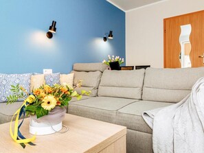 Apartment, Balcony, City View | Living area - Willa Luna (Władysławowo)