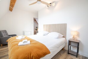 2 chambres, draps fournis
