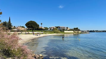On the beach