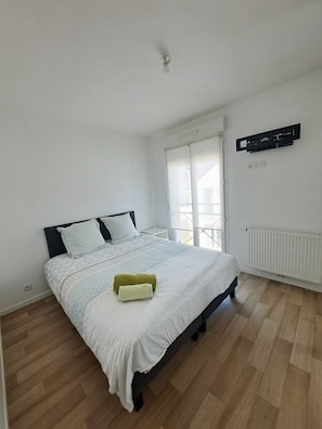 2 bedrooms, iron/ironing board, free WiFi, bed sheets - Le Refuge Balnéaire - À 3km de la plage (Pornichet)