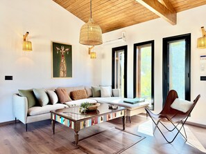 Hus, 4 soverom, privat basseng, bassengutsikt | Oppholdsrom