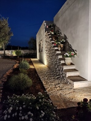 Overnattingsstedets uteområder