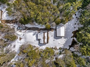 Property grounds - Indian Shores of Lake Huron:  Just listed! Lake Huron access. Golf cart included! (Ocqueoc)