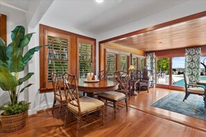 Dining - The Coastal Manor • Waterfront Pool Home- 2BR/2BA (Stuart)