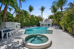 Pool - The Coastal Manor • Waterfront Pool Home- 2BR/2BA (Stuart)