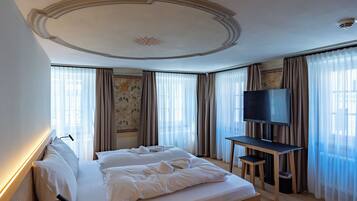 1 Schlafzimmer, Reisekinderbett, kostenloses WLAN, Bettwäsche