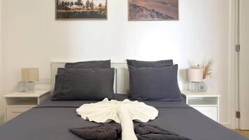 1 Schlafzimmer, Bügeleisen/Bügelbrett, kostenloses WLAN, Bettwäsche