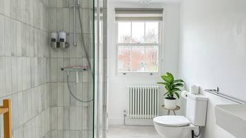Hair dryer, towels