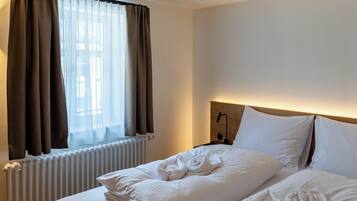 2 Schlafzimmer, Reisekinderbett, kostenloses WLAN, Bettwäsche