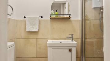 Hair dryer, towels