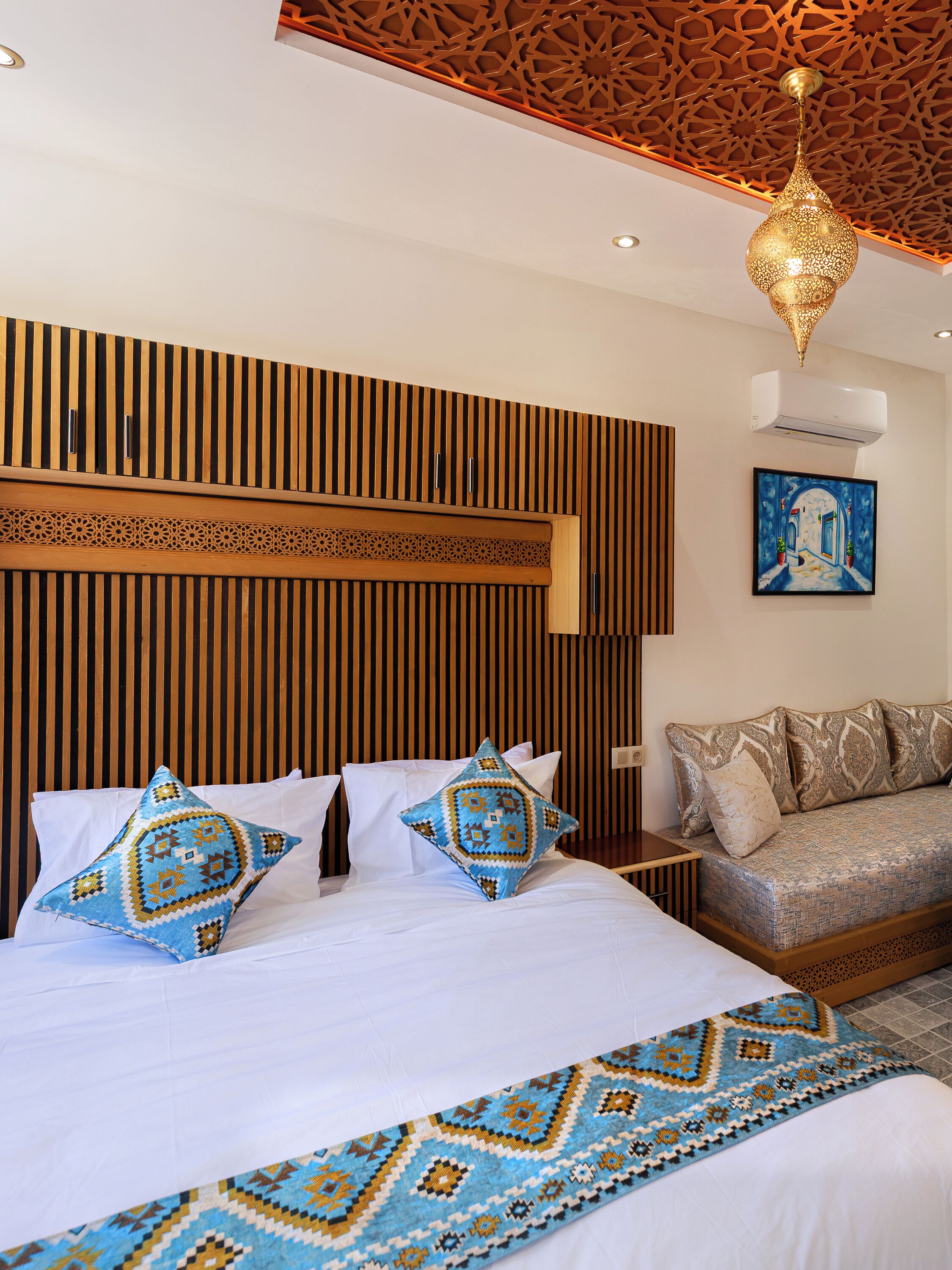 Superior tweepersoonskamer, airconditioning | Luxe beddengoed, geluiddichte muren, gratis wifi, beddengoed