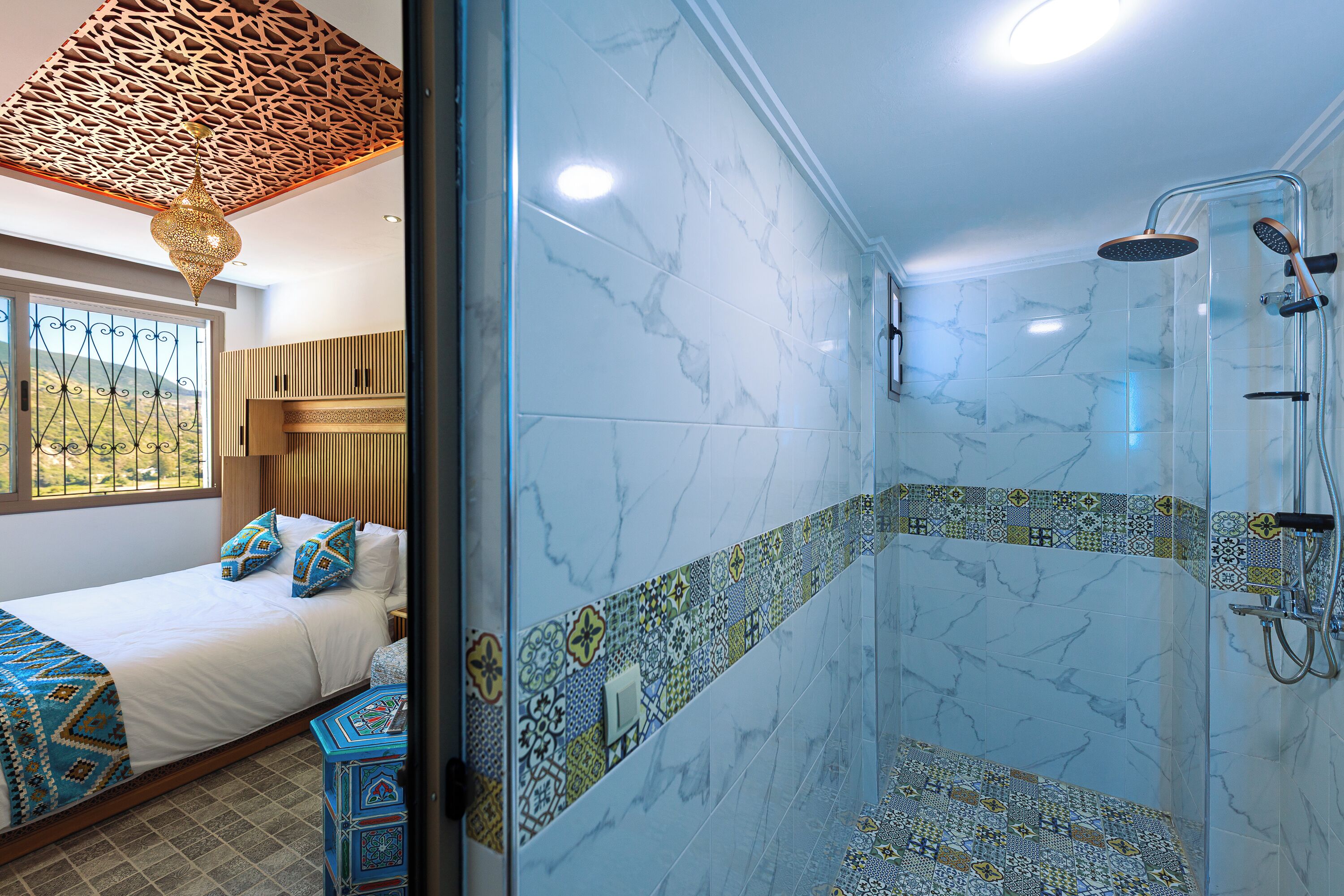 Superior kamer, 1 twee- of 2 eenpersoonsbedden, uitzicht op bergen