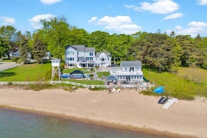Exterior - Lakefront Estate w/ Pool, Hot Tub & Harbor Views (Port Sanilac)