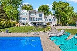 Pool - Lakefront Estate w/ Pool, Hot Tub & Harbor Views (Port Sanilac)