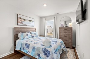 3 habitaciones, tabla de planchar con plancha, cuna de viaje y wifi 