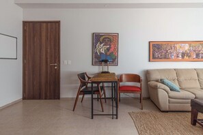 Living area - Nice apartment, centrally located, only 10 min from the beach. (Puerto Vallarta)