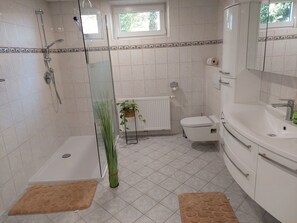 Bathroom - HC 104 big apartement with pool and garden (Haidershofen)