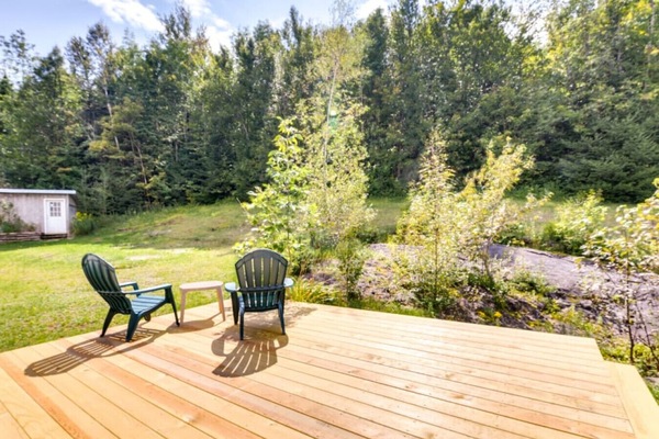 Open Deck | Wood Platform & Forest Views