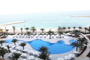 Pool - Perfect Family-Friendly Room w/ Scenic Balcony in Beachfront Bliss (Fujairah)