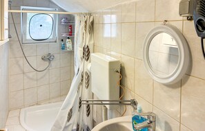 Een douche, een haardroger