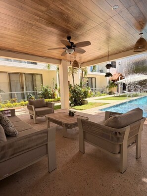 Terrace/patio - Akbal Studio with Pool, Gym and Rooftop_102 A P (Cancún)