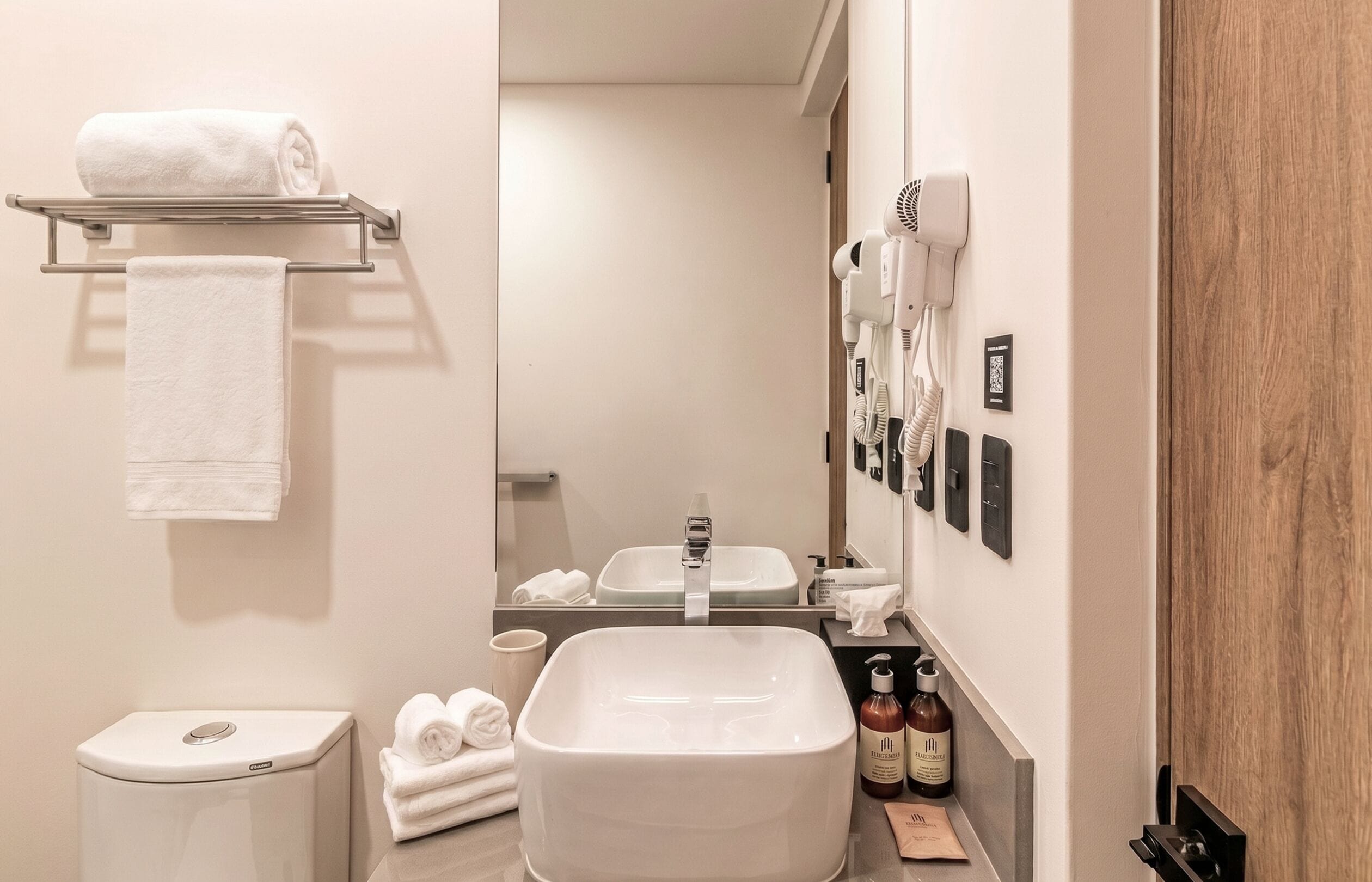 Executive King Suite Terrace | Bathroom | Shower, hair dryer, towels, soap
