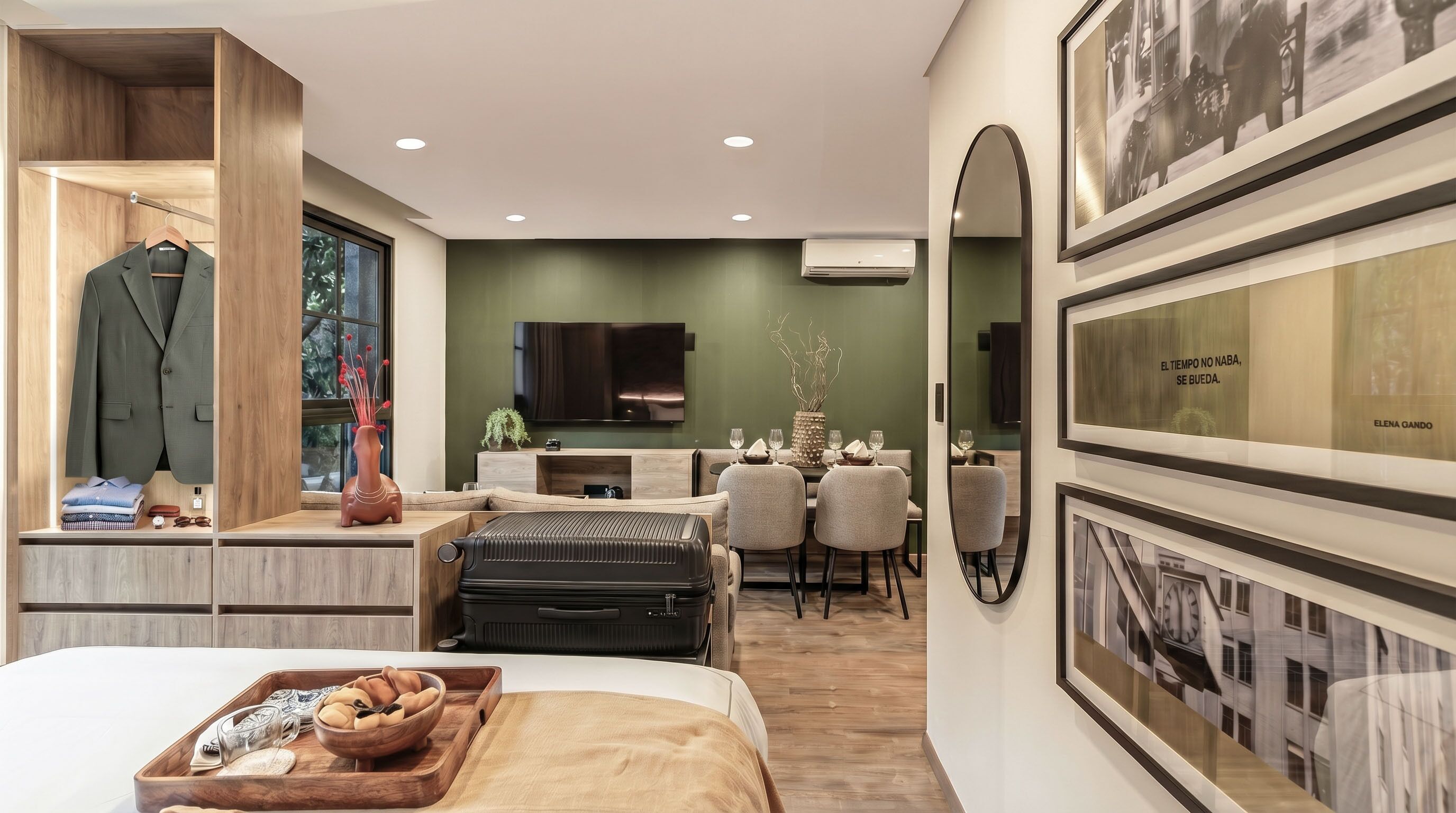 Signature Queen Suite Street View | Área de sala de estar