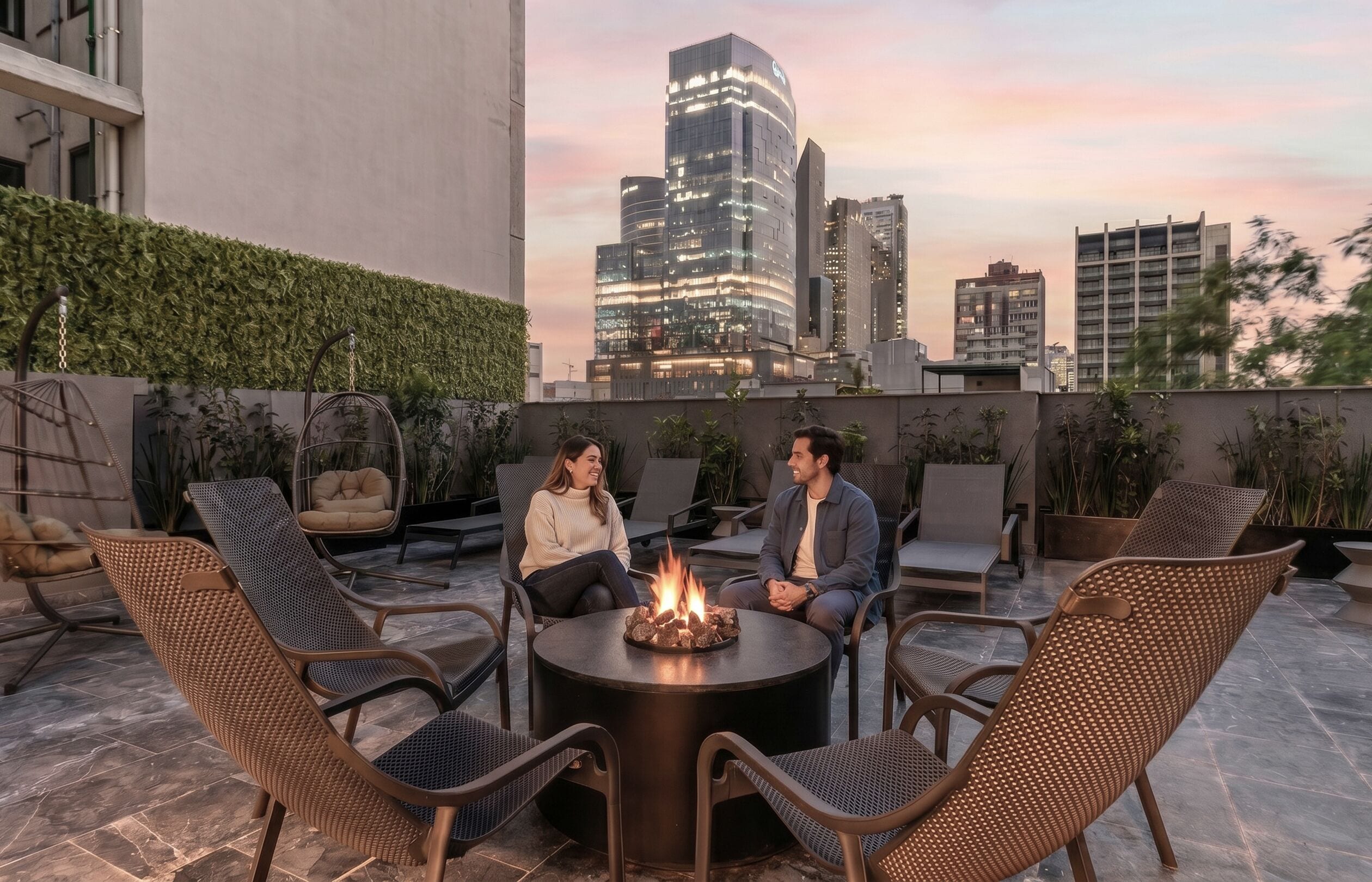 Terraza en la azotea