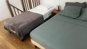 Blackout drapes, iron/ironing board, free WiFi