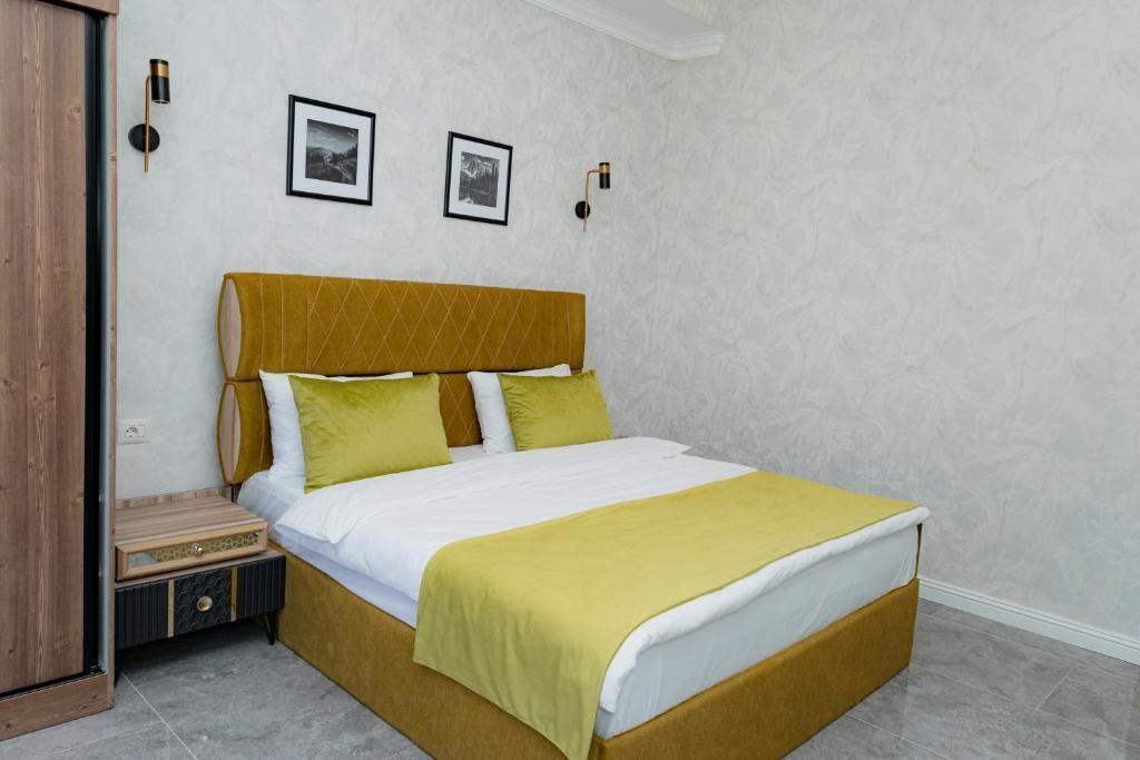 Vila, balkon, pemandangan kebun