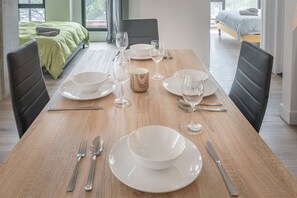 Dining - Chic 2BR • Balcony • Old Port & Downtown + Parking (Montreal)