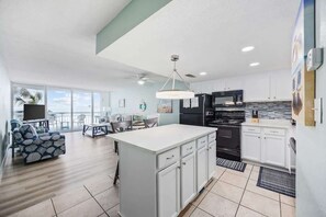 Private kitchen - The Tide Calls 1BR Ocean Front (Murrells Inlet)