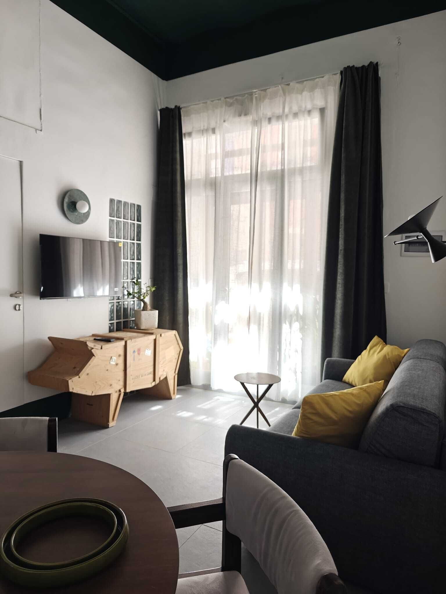 Căn hộ Exclusive, quang cảnh thành phố | Khu phòng khách