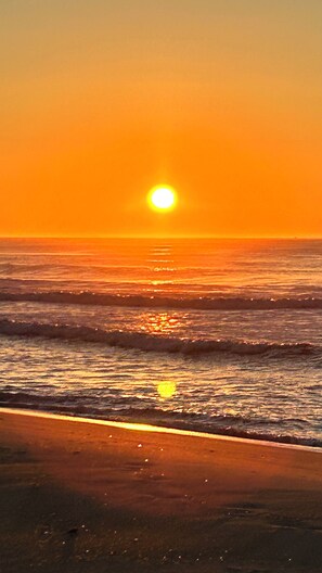 On the beach - Perfect Oceanfront Home with 5 Bedrooms in ideal Surf City with Central AC. (Surf City)