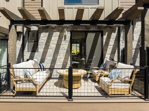 Terrace/patio - Adventure Ready | Ski Shuttle to lifts | Ski + Bike Storage (Heber City)