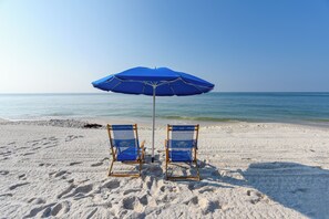 On the beach - The Enclave 301 | Gulf Front Corner Condo | Wraparound Balcony | My Beach Getaways (Orange Beach)