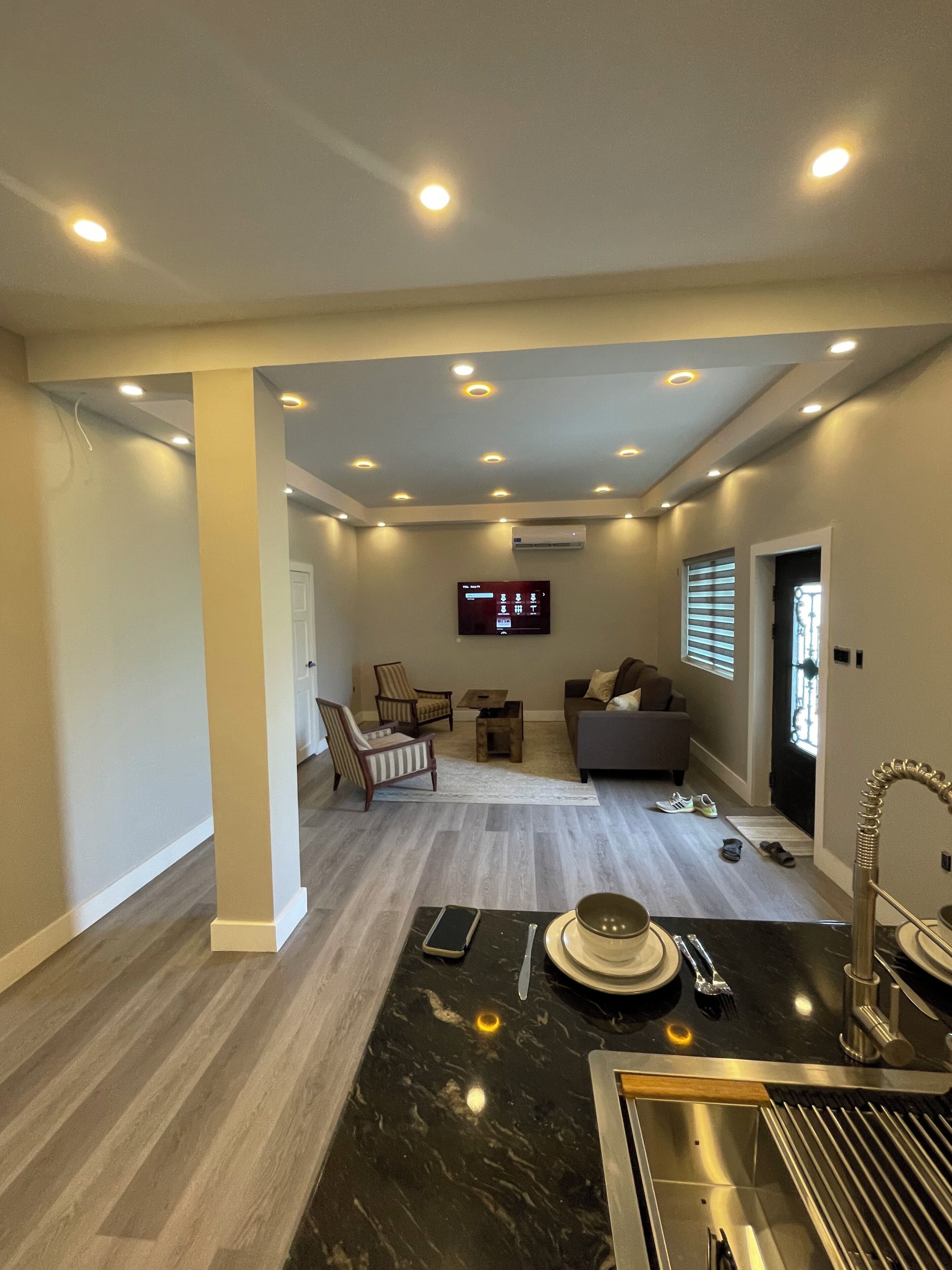 Luxe appartement, uitzicht op de stad | Woonruimte