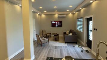 Luxe appartement, uitzicht op de stad | Woonruimte