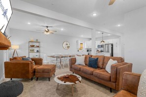 Smart TV, fireplace, video games, table football - View of Outdoor Pool&Table Rock_Arcades_Pvt Hot Tub_Shuffleboard_Free Tickets (Kimberling City)