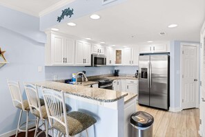 Fridge, microwave, oven, stovetop - Buddy Beach | Ocean Views +  Indoor Pool (Ocean City)