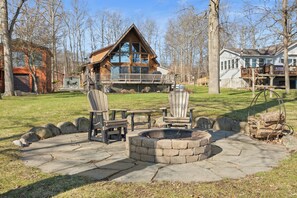 Property grounds - Lodge style, 4 bedroom home on Lamoka Lake (Bradford)
